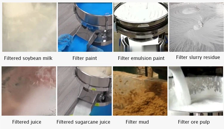 450 vibrating filter sieving machine liquid filtering applications